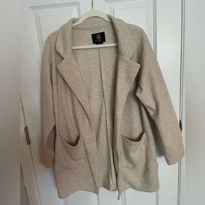 Cream Relaxed Suit Jacket